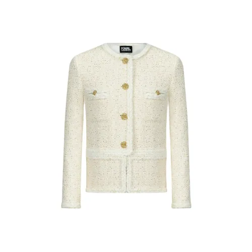 KARL LAGERFELD Куртки и Пальто Женские Экрю