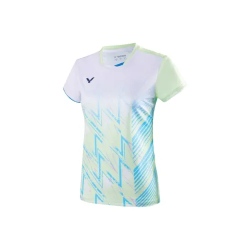 Victor Champion Series Competition Series T Рубашка Женская Светло-Кремовая