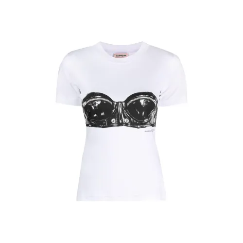 Alexander McQueen Белые Женские Футболки