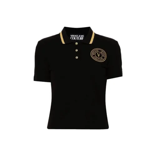 VERSACE JEANS COUTURE Черное Женское Поло