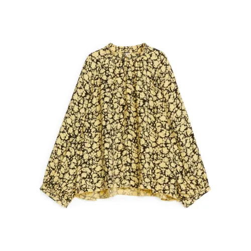 ARKET Рубашка Женская Черная Желтая