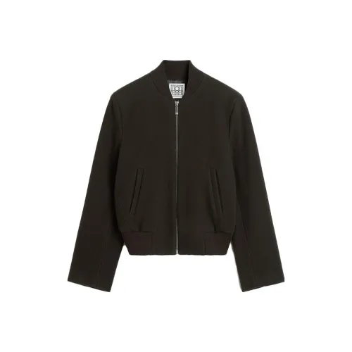 TOTEME Куртка Женская Темно-Кофейного Цвета