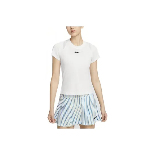 nike Рукав реглан T-рубашка Женская Белая