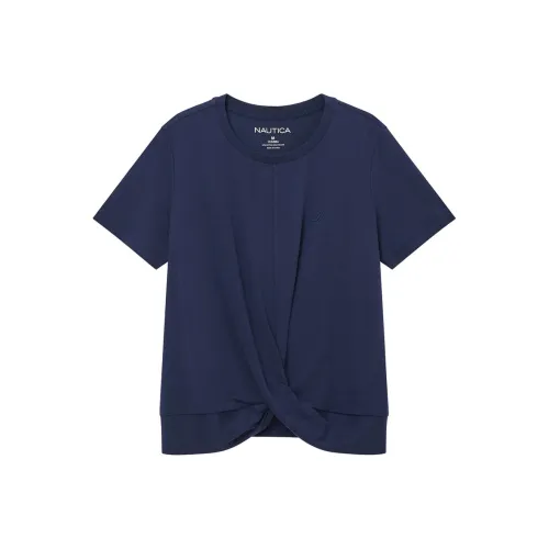 NAUTICA Стандартная T-рубашка Женская Темно-синий
