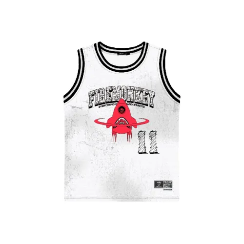 FireMonkey Баскетбольная Джерси Унисекс Белая