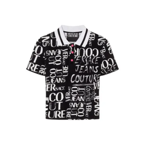 VERSACE JEANS COUTURE Черное Женское Поло