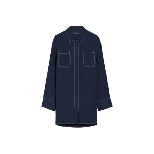 'S MAX MARA Синий Женские Рубашки