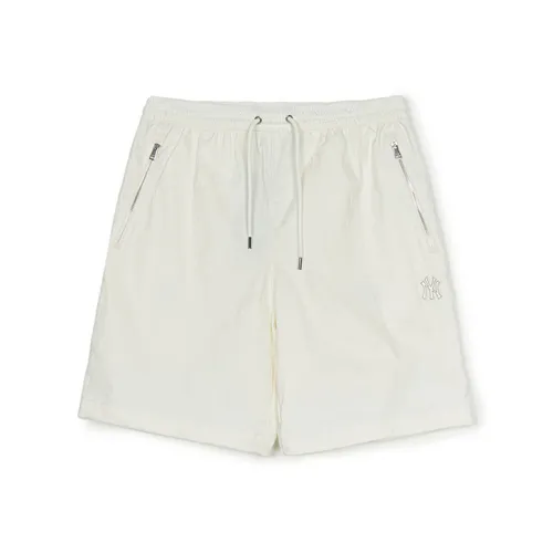 Mlb Base Logo Нью-Йорк Янкис Повседневные шорты Унисекс Айвори