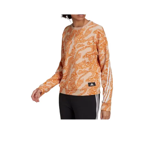 Adidas Толстовка Женская Оранжевая