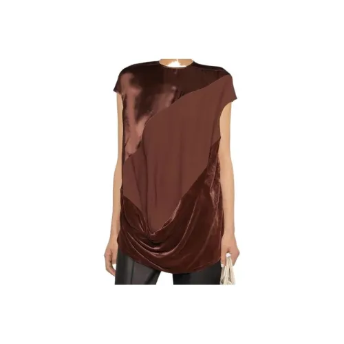RICK OWENS Коричневые Женские Рубашки