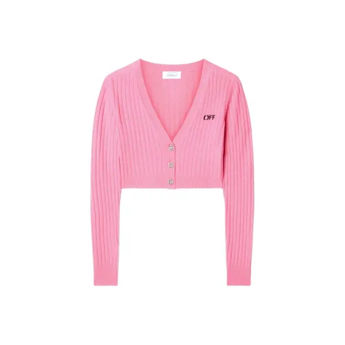 Off Белый Трикотаж Женский Розовый