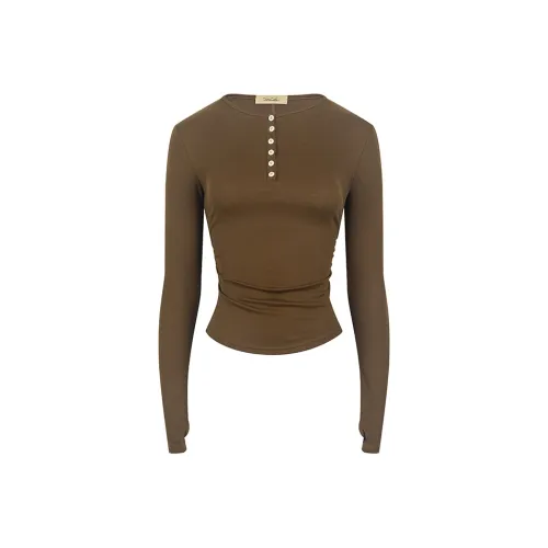 WOOHA Женские футболки с коротким рукавом