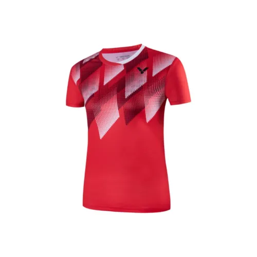 Victor T Рубашка Женская Датская Красная