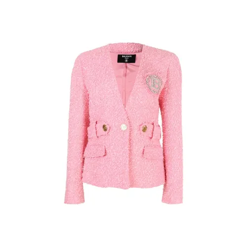 BALMAIN Куртки и Пальто Женские Розовые