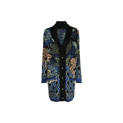 ETRO Синий черный Женские кашемировые свитеры