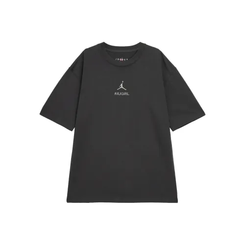 Jordan Черные Женские T-рубашки