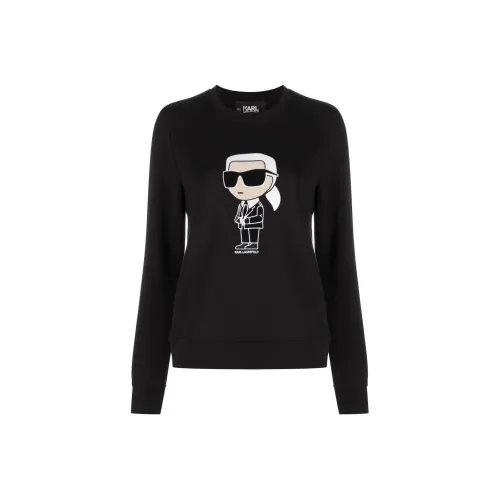 Свитшот KARL LAGERFELD женский черный