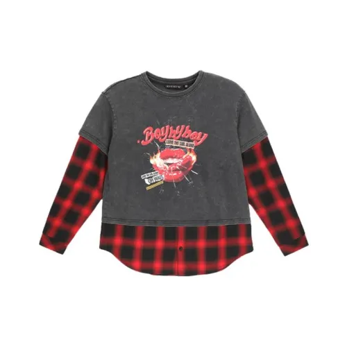 BOY BY BOY Черный Женские Свитшоты