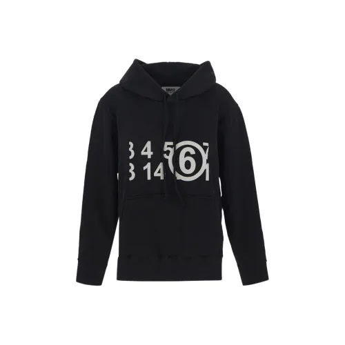 MM6 Maison Margiela совместный бренд Толстовка Женская Черная