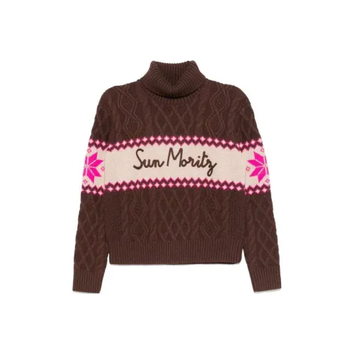 MC2 SAINT BARTHELEMY FW24 Трикотаж Женский Шоколад