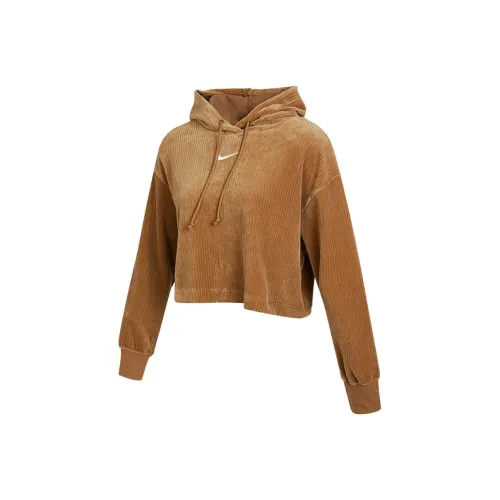 Nike Толстовка Женская Земляной Желтый