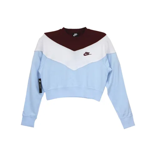 NIKE Синий Женские Свитшоты