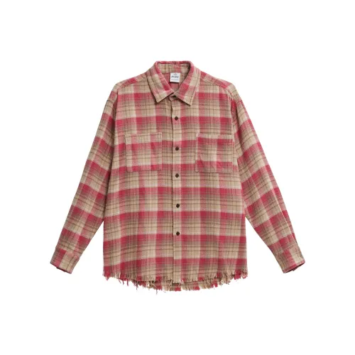 NANDCHN Розовые Унисекс Рубашки