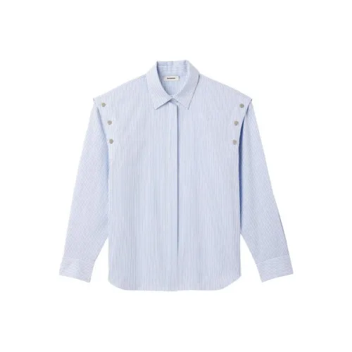 SANDRO D251/Синий Женские Рубашки