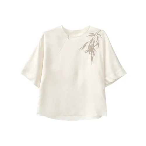 JK JS T-Shirt Женская Frost Tea White