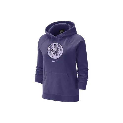 NIKE Фиолетовые Женские Свитшоты