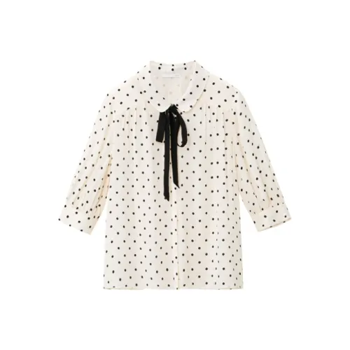 OVV Экрю Цветочный 04 Женские Рубашки