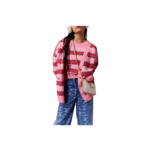 CHANEL Многоцветный Женский Трикотаж