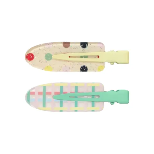 QIANFANGDAHUANGYE Смола Заколки для волос Женские