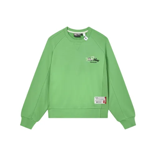 FILA Жадеит Зеленый Женские Свитшоты