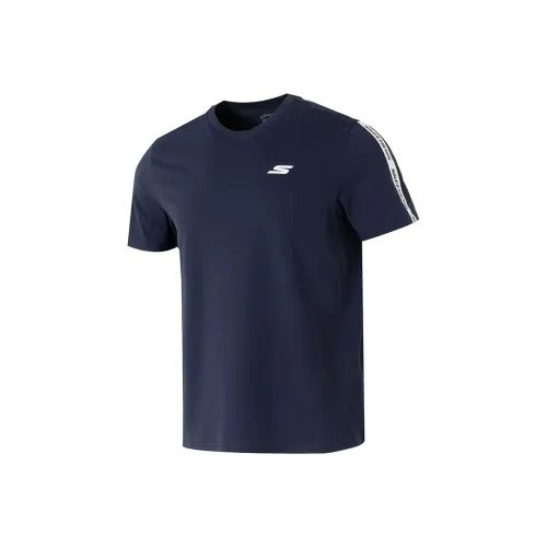 Skechers Sportlife SS25 T-Shirt Мужской Синий 0515
