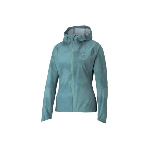 PUMA Ветровка Немецкий размер (DE) Бег Trail En SympaTex® SEASONS Куртка Женская Синяя