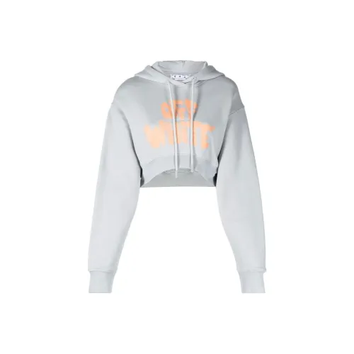 Off Белый SS23 Серый Женские Свитшоты