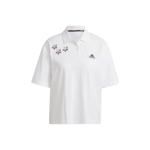 Adidas SCRIBBLE Белый Женские Поло