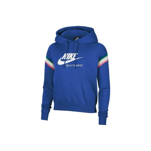 NIKE Синий Женские Свитшоты