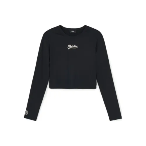 MLB Boston Red Sox Стандартная футболка женская черная