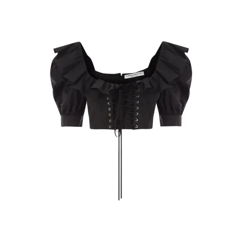 Alessandra Rich T-рубашка женская черная