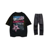 Чёрно-розовый + Чёрный