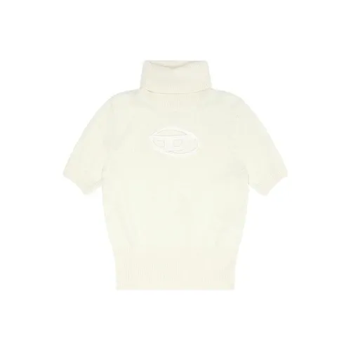 DIESEL Трикотаж Женский Кремовый Белый