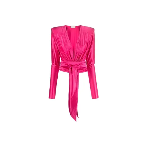 Alexandre Vauthier Персиково-розовые Женские Рубашки