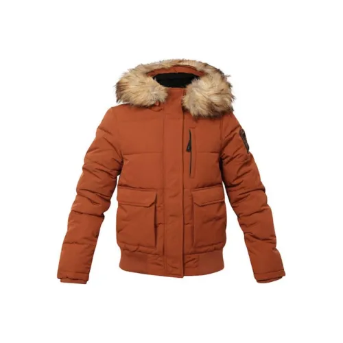 SUPERDRY Куртки Пальто Женские Оранжевые