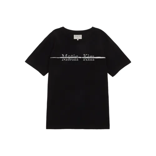 MATIN KIM Черные Женские Футболки