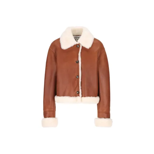 LOEWE Куртки и Пальто Женские Коричневый