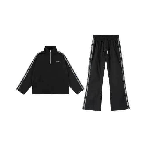 XINYINSU 24FW Повседневная Спортивная Одежда Унисекс Черный