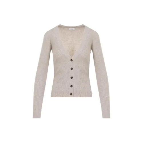 BRUNELLO CUCINELLI Трикотаж Женский Песочный