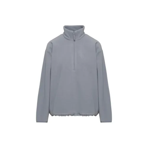 Aritzia Golden Polartec 200 1 4 Zip Охват бедер Свитер Толстовка Женские Shady Синий Темно-синий